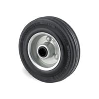 dvr160x40-20 Tente Black Rubber Roller Bearing Trolley Wheel, 135kg