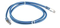 411-510 RS PRO, 1m Cat6, Blue RJ45 to Male RJ45 Male, S/FTP Shielded, Terminated PVC Sheath