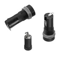 696212001002 Wurth Elektronik 10A Panel Mount Fuse Holder for 5 x 20mm Fuse, 1P, 250V ac