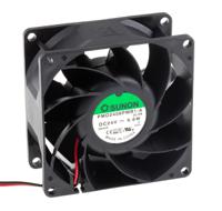 pmd2408pmb1-a2gn Sunon PMD Series Axial Fan, 24 V dc, DC Operation, 143m³/h, 9.6W, 400mA Max, 80 x 80 x 38mm