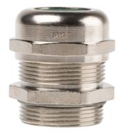 53112534 Lapp SKINTOP Series Nickel Plated Brass Cable Gland, M32 Thread, 11mm min., 21mm max., IP68
