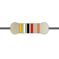 mf0207fte52-39k Yageo 39kΩ Metal Film Fixed Resistor 0.6W ±1% MF0207FTE52-39K