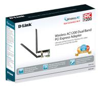 dwa-582 D-Link AC1200 PCIe WiFi Adapter, 867Mbit/s Data Rate