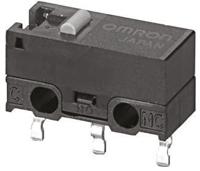 d2f-t Omron Pin Plunger Micro Switch, PCB Terminal, 3 A @ 125 V ac, SPDT, IP40