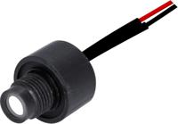 str501lh8230fl30we Oxley STR501 Series White Indicator, 230V dc, 8mm Mounting Hole Size, Lead Wires Termination, IP68