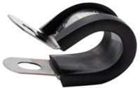 253-8550 RS PRO 40mm Black, Mild Steel P Clip