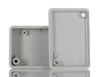 1551fgy Hammond 1551 Series Grey ABS Enclosure, IP54, Flanged, Grey Lid, 50 x 35 x 15mm