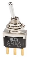 ftf0904 TE Connectivity Toggle Switch, Panel Mount, On-(On), SPDT, Solder Terminal, 125V ac