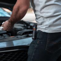 neb-flt-1006-g NEBO TORCHY 2K LED Torch Grey - Rechargeable 2000 lumens, 110 mm