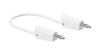 641030-20029 Staubli Test lead, 19A, 30 → 60V, White, 200cm Lead Length