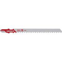 31115 ERKO, 6 Teeth Per Inch Wood 90mm Cutting Length Jigsaw Blade, Pack of 5