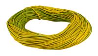 172-02012-pvc20-pvc-gnye HellermannTyton PVC Green, Yellow Cable Sleeve, 2mm Diameter, 100m Length