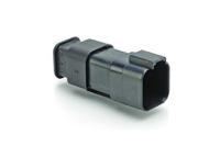 at04-6p-sr01blk Amphenol Industrial, AT Automotive Connector Socket Black Cable Mount 6 Way, Crimp Termination AT04-6P-SR01BLK
