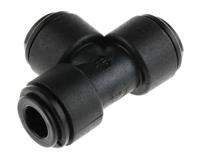 pm0208e John Guest PM Series Tee Tube-to-Tube Adaptor Push In 8 mm, Push In 8 mm to Push In 8 mm, Tube-to-Tube Connection Style