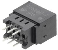 7-5530843-7 TE Connectivity 100 Series Series Female Edge Connector, Through Hole Mount, 6-Contacts, 2.54mm Pitch, 2-Row, Solder