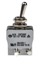 641h APEM Toggle Switch, Panel Mount, On-Off, DPST, Screw Terminal, 400V ac