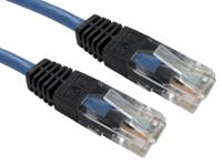 266-2700 RS PRO, 10m Cat5e, Blue RJ45 to Male RJ45 Male, UTP Unshielded, Terminated PVC Sheath