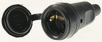 181016003 Kopp Mains Connector Black Rubber