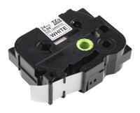 tzen251 Brother Black on White Label Printer Tape, 8 m Length, 24 mm Width