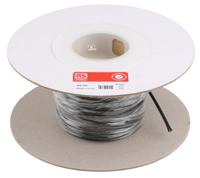 408-293 RS PRO Expandable Braided PET Black Cable Sleeve, 3mm Diameter, 30m Length