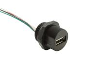 pxp0023a0m25fl Bulgin USB 2.0, Female USB A to Flying Leads, 250mm