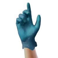 gs0082-a Unigloves Blue Powder-Free Vinyl Disposable Gloves, Size 7, Small, 100 per Pack