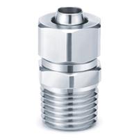 kfg2h0604-01s SMC KFG Series Straight Fitting, Push In 6 mm, Threaded-to-Tube Connection Style