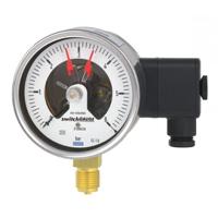 14028191 WIKA G 1/2 Analogue Pressure Gauge 16bar Bottom Entry 100mm Outside Diameter