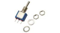 5239ab APEM Toggle Switch, Panel Mount, On-Off-On, 1P, PC Terminal Terminal, 125V ac