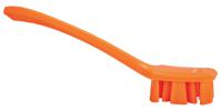 41967 Vikan Hard Bristle Orange Scrubbing Brush, 37mm bristle length, PET bristle material