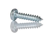 546-5632 RS PRO Bright Zinc Plated Steel Pan Head Self Tapping Screw, N°4 x 1/2in Long 13mm Long