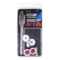 gpmirrkit Gripit Red Stainless Steel Plasterboard Fixings, 18mm fixing hole diameter