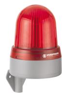 43210075 Werma 432 Series Red LED Beacon, 24 V ac/dc, IP65, Wall Mount, 108dB at 1 Metre