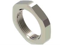 21820000001 HARTING Sliver Hexagonal Nut, Shell Size M10 x 0.5mm for use with Circular Connectors