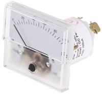 is-10992 Sifam Tinsley Analogue Panel Ammeter 100μA DC, 20.2mm x 42.4mm, ±2.5 % Moving Coil