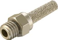 amte-m-lh-m5 Festo AMTE Brass, Bronze 10bar Pneumatic Silencer, Threaded, M5 Male