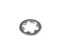 187-0535 RS PRO A2 304 Stainless Steel Internal Tooth Shakeproof Washer, M2, DIN 6797J