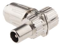 spe190991 Decelect Right Angle Aerial Connector Plug, Cable Mount
