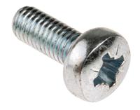 553-683 RS PRO Pozidriv M6 Pan Steel Machine Screws DIN 7985Z x 16.0mm