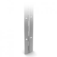 4113522 Pinet Aluminium Piano Hinge with a Knuckle Pin, 2000mm x 50mm x 1.5mm