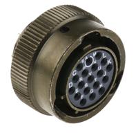 85106ec1419s50 Souriau Sunbank by Eaton, 851, Copper Alloy 19 Way Cable Mount MIL Spec Circular Connector Plug, Socket Contacts,Shell