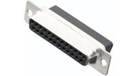 3303-0100-13 Encitech Connectors 3303 25 Way Screw Mount Solder D-sub Connector Socket, with Screw