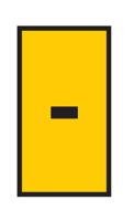 561-03714-wic3-pa66-ye HellermannTyton WIC Snap On Clip On Cable Marker, Yellow, 4.3 → 5.3mm Cable, 561-03714 WIC3--PA66-YE
