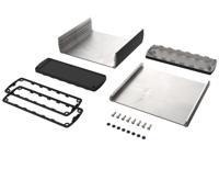84166150hmt1-abph-1600-0150 Bopla Alubos (Set) Series Black Aluminium General Purpose Enclosure, IP65, Black Lid, 169 x 52 x 150mm