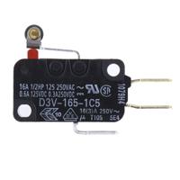 d3v-165-1c5 Omron Short Roller Lever Micro Switch, Tab Terminal, 16 A @ 250 V ac, SPDT, IP40