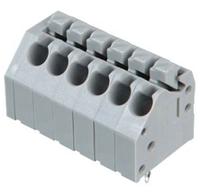 250-206 WAGO 250 Series PCB Terminal Strip, 6-Pole, Female, 6-Way, PCB Mount, 10 (CSA) A, 5 (UL) A, 8 (IEC/EN 60664-1) A