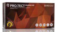 ga0053 Unigloves Orange Powder-Free Nitrile Disposable Gloves, Size 8, Medium, 100 per Pack