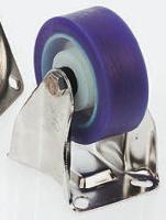 35306 LAG Fixed Castor Wheel, 250kg Capacity, 100mm Wheel
