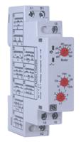 225-7037 RS PRO DIN Rail Mount Timer Relay, 12 → 240V ac, 1-Contact, 0.1s to 100h, SPDT