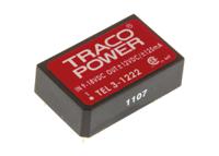 tel-3-1222 TRACOPOWER TEL 3 DC-DC Converter, ±12V dc/ ±125mA Output, 9 → 18 V dc Input, 3W, Through Hole, +85°C Max Temp